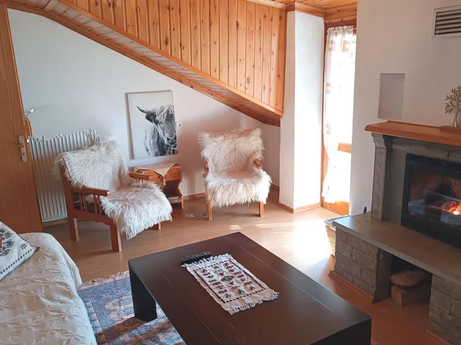 מצובון Cozy Loft With Fireplace & View מראה חיצוני תמונה